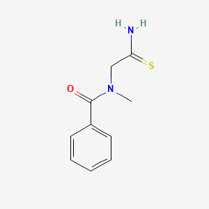 molecular formula C10H12N2OS B2603203 N-(carbamothioylmethyl)-N-methylbenzamide CAS No. 88915-08-6