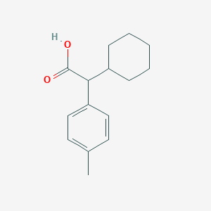 molecular formula C15H20O2 B2603568 2-Cyclohexyl-2-(4-methylphenyl)acetic acid CAS No. 51535-47-8