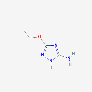 molecular formula C4H8N4O B2603622 5-ethoxy-1H-1,2,4-triazol-3-amine CAS No. 87253-80-3