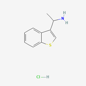 1-(1-Benzothiophen-3-yl)ethan-1-amine hydrochloride