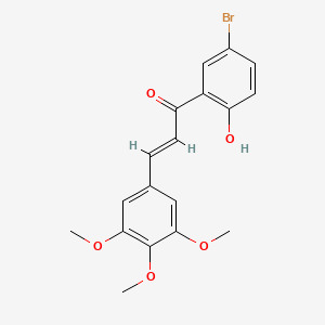 (2E)-1-(5-bromo-2-hydroxyphenyl)-3-(3,4,5-trimethoxyphenyl)prop-2-en-1-one