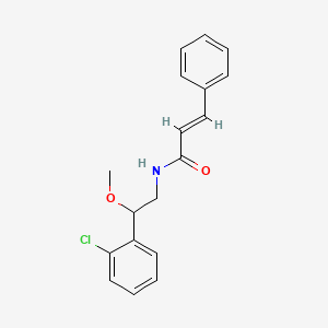 N-(2-(2-chlorophenyl)-2-methoxyethyl)cinnamamide
