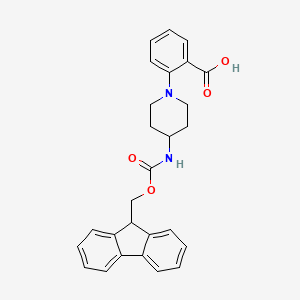 2-[4-(9H-Fluoren-9-ylmethoxycarbonylamino)piperidin-1-yl]benzoic acid
