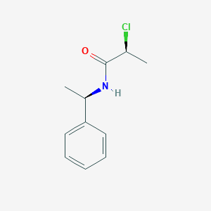 molecular formula C11H14ClNO B2603815 (2S)-2-chloro-N-[(1R)-1-phenylethyl]propanamide CAS No. 1687750-35-1