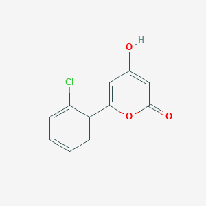 6-(2-Chlorophenyl)-4-hydroxy-2h-pyran-2-one