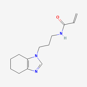 N-[3-(4,5,6,7-Tetrahydrobenzimidazol-1-yl)propyl]prop-2-enamide
