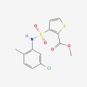 Methyl 3-{[(5-chloro-2-methylphenyl)amino]sulfonyl}thiophene-2-carboxylate
