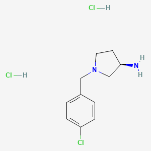 (R)-1-(4-Chlorobenzyl)pyrrolidin-3-amine dihydrochloride
