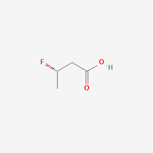 molecular formula C4H7FO2 B2603880 (3S)-3-Fluorobutanoic acid CAS No. 109856-55-5