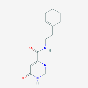 N-(2-(cyclohex-1-en-1-yl)ethyl)-6-hydroxypyrimidine-4-carboxamide