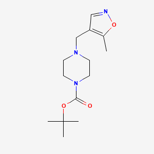 Tert-butyl 4-((5-methylisoxazol-4-yl)methyl)piperazine-1-carboxylate
