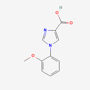 molecular formula C11H10N2O3 B2603938 1-(2-methoxyphenyl)-1H-imidazole-4-carboxylic acid CAS No. 952959-44-3
