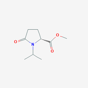 molecular formula C9H15NO3 B2604000 Methyl (2R)-5-oxo-1-(propan-2-yl)pyrrolidine-2-carboxylate CAS No. 2089245-91-8