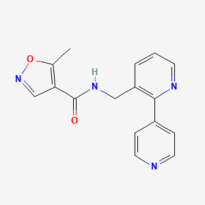 N-([2,4'-bipyridin]-3-ylmethyl)-5-methylisoxazole-4-carboxamide