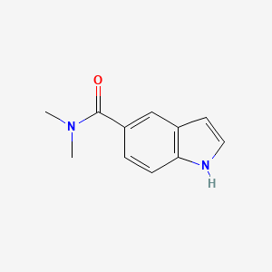 molecular formula C11H12N2O B2604084 N,N-dimethyl-1H-indole-5-carboxamide CAS No. 23690-51-9