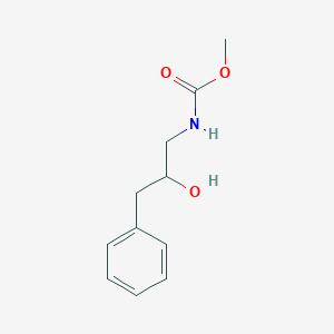 molecular formula C11H15NO3 B2604088 methyl N-(2-hydroxy-3-phenylpropyl)carbamate CAS No. 1351642-01-7