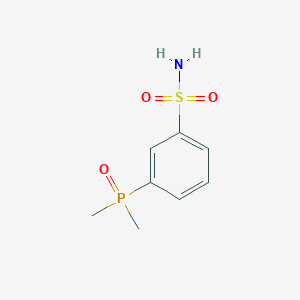 molecular formula C8H12NO3PS B2604095 3-Dimethylphosphorylbenzenesulfonamide CAS No. 2253641-07-3