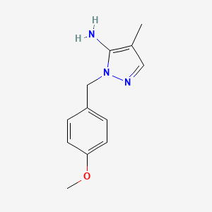 1-(4-Methoxybenzyl)-4-methyl-1H-pyrazol-5-amine
