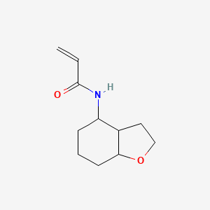 N-(2,3,3a,4,5,6,7,7a-Octahydro-1-benzofuran-4-yl)prop-2-enamide
