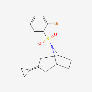 8-(2-Bromobenzenesulfonyl)-3-cyclopropylidene-8-azabicyclo[3.2.1]octane