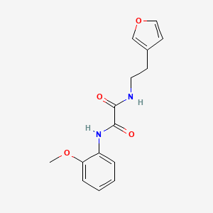 molecular formula C15H16N2O4 B2604179 N1-(2-(furan-3-yl)ethyl)-N2-(2-methoxyphenyl)oxalamide CAS No. 1428357-12-3