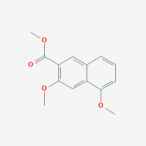 molecular formula C14H14O4 B2604282 Methyl 3,5-dimethoxy-2-naphthoate CAS No. 107777-56-0