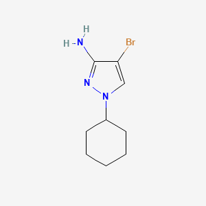 4-bromo-1-cyclohexyl-1H-pyrazol-3-amine