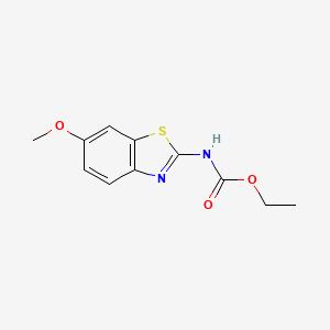 ethyl N-(6-methoxy-1,3-benzothiazol-2-yl)carbamate