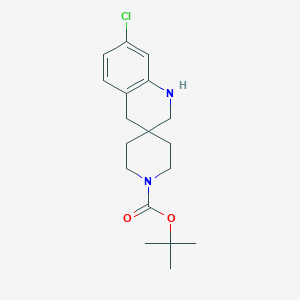 Tert-butyl 7'-chloro-2',4'-dihydro-1'H-spiro[piperidine-4,3'-quinoline]-1-carboxylate