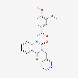 1-(2-(3,4-dimethoxyphenyl)-2-oxoethyl)-3-(pyridin-3-ylmethyl)pyrido[3,2-d]pyrimidine-2,4(1H,3H)-dione