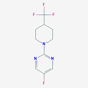 5-Fluoro-2-[4-(trifluoromethyl)piperidin-1-yl]pyrimidine