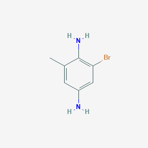 molecular formula C7H9BrN2 B2604398 2-Bromo-6-methylbenzene-1,4-diamine CAS No. 1707359-30-5