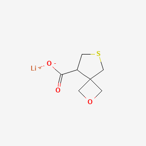 molecular formula C7H9LiO3S B2604448 Lithium;2-oxa-6-thiaspiro[3.4]octane-8-carboxylate CAS No. 2460754-33-8