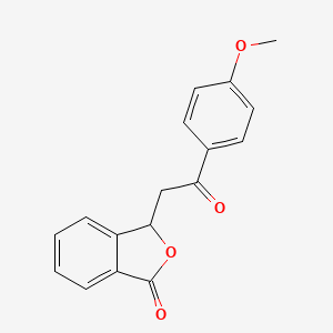3-[2-(4-methoxyphenyl)-2-oxoethyl]-3H-2-benzofuran-1-one