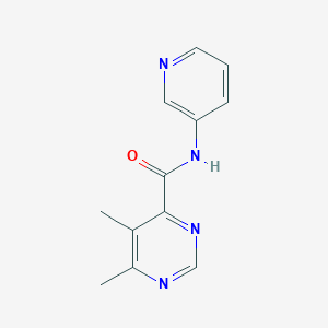 5,6-Dimethyl-N-pyridin-3-ylpyrimidine-4-carboxamide
