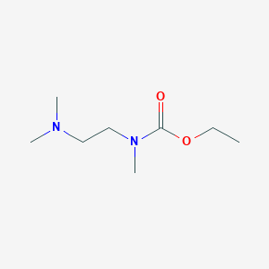 molecular formula C8H18N2O2 B026046 ethyl N-[2-(dimethylamino)ethyl]-N-methylcarbamate CAS No. 108302-68-7