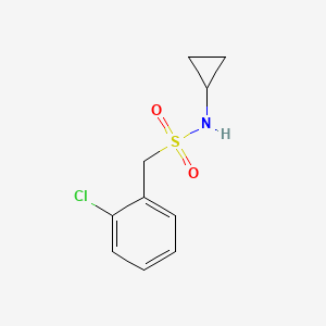 1-(2-chlorophenyl)-N-cyclopropylmethanesulfonamide