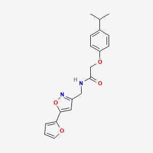 N-((5-(furan-2-yl)isoxazol-3-yl)methyl)-2-(4-isopropylphenoxy)acetamide