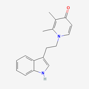1-[2-(1H-indol-3-yl)ethyl]-2,3-dimethyl-4(1H)-pyridinone