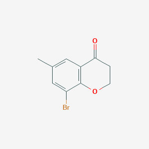 8-bromo-6-methyl-3,4-dihydro-2H-1-benzopyran-4-one