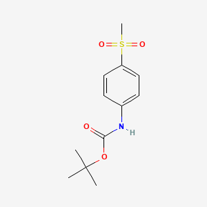 (4-Methanesulfonyl-phenyl)carbamic acid tert-butyl ester