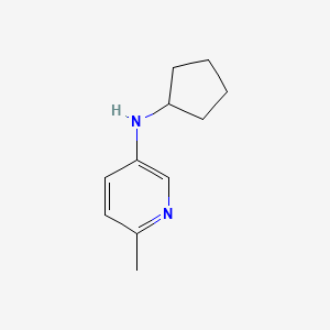 molecular formula C11H16N2 B2604804 N-cyclopentyl-6-methylpyridin-3-amine CAS No. 1521960-84-8