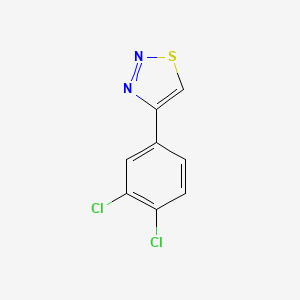 molecular formula C8H4Cl2N2S B2604877 4-(3,4-Dichlorophenyl)-1,2,3-thiadiazole CAS No. 94843-30-8