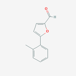 molecular formula C12H10O2 B026049 5-(2-Methylphenyl)furan-2-carbaldehyde CAS No. 110360-09-3