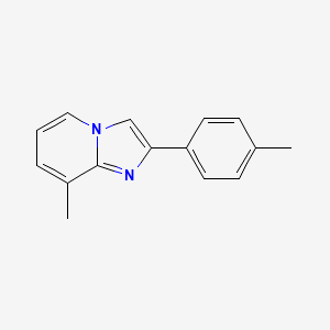 molecular formula C15H14N2 B2605179 8-Methyl-2-(p-tolyl)imidazo[1,2-a]pyridine CAS No. 381717-12-0