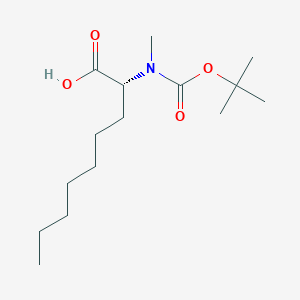 molecular formula C15H29NO4 B2605261 Boc-D-Me2Anon-OH CAS No. 2389078-32-2
