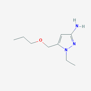 1-ethyl-5-(propoxymethyl)-1H-pyrazol-3-amine