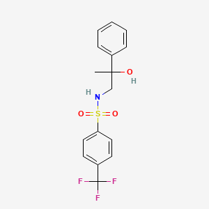 N-(2-hydroxy-2-phenylpropyl)-4-(trifluoromethyl)benzenesulfonamide