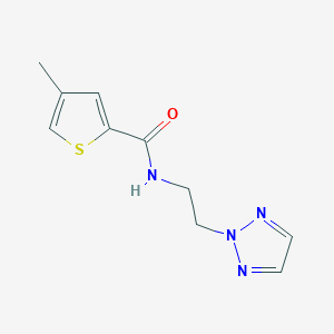 N-(2-(2H-1,2,3-triazol-2-yl)ethyl)-4-methylthiophene-2-carboxamide