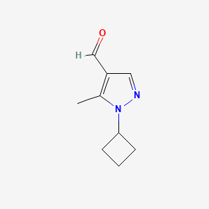 1-Cyclobutyl-5-methylpyrazole-4-carbaldehyde
